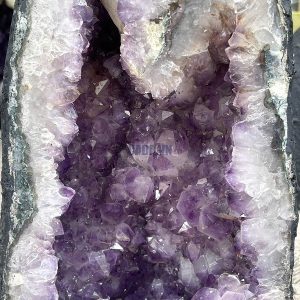 Hốc Thạch Anh Tím – Amethyst Geode, KT: 38.5x21CM, KL: 13.5kg