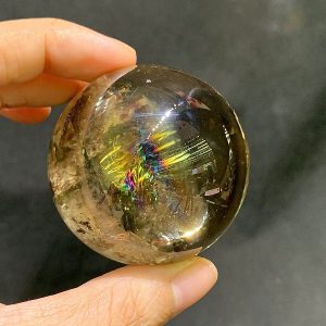 Thạch Anh Vàng Khói - Citrine chất trong ĐK: 5cm